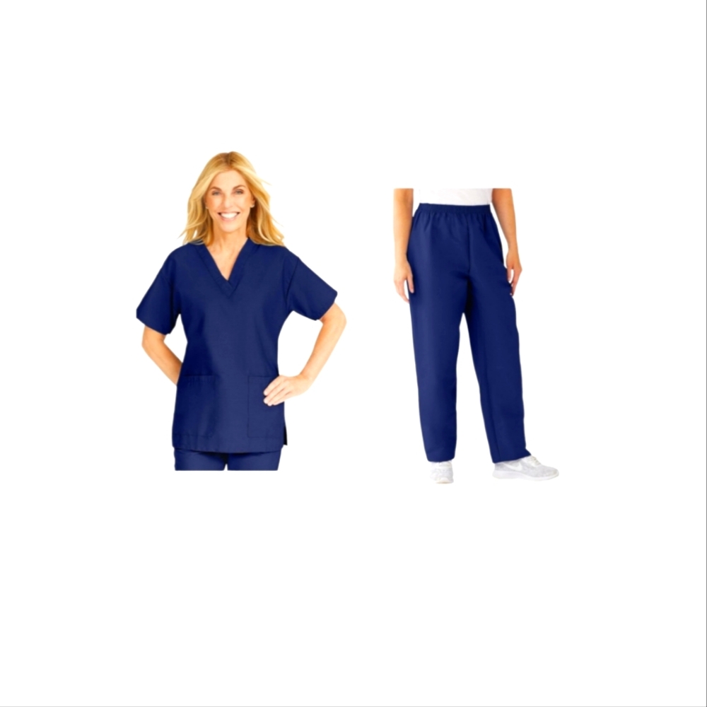 Unisex Scrub Set - Midline Comfort Ease  XLrg Pant / Top  Lrg